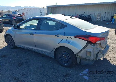 2016 Hyundai Elantra Se z USA, uszkodzony, nr VIN 5NPDH4AE4GH734892